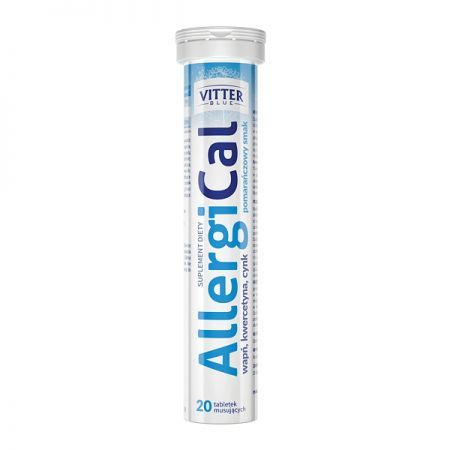 AllergiCal VITTER BLUE tabl.musujące 20 szt
