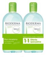BIODERMA SEBIUM H2O duopack 500+500