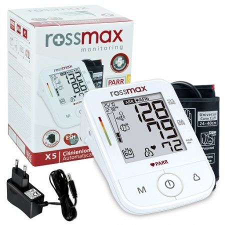 Ciśnien. ROSSMAX X1 automat. z zasilaczem
