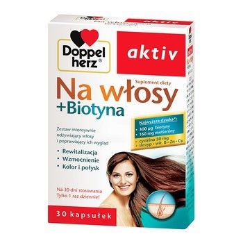 Doppelherz aktiv Na włosy + Biotyna kaps.