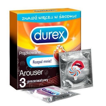 DUREX AROUSER EMOJI prezerwatywy 3 sztuki