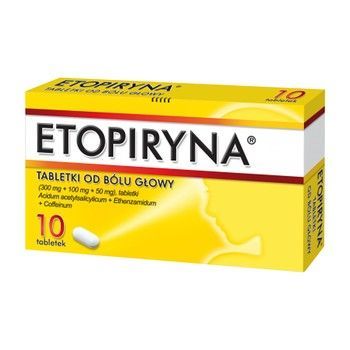 Etopiryna - od bólu głowy 10tabl.