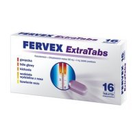 Fervex Extra Tabs tabl.powl. 0,5g+4mg 16ta