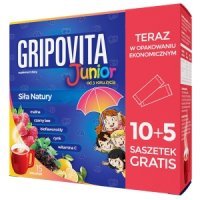 Gripovita Junior 10+5 saszetek gratis pros