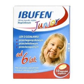 Ibufen Junior kaps.miękkie 0,2 g 10 kaps.