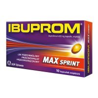 Ibuprom MAX Sprint kaps.miękkie 0,4g 10kap