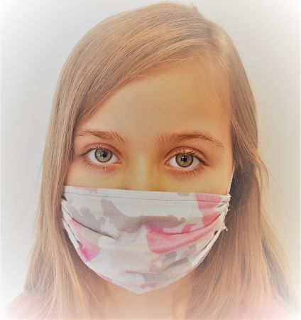 Maska ochronna dla dzieci wielorazowa 3- warstwowa