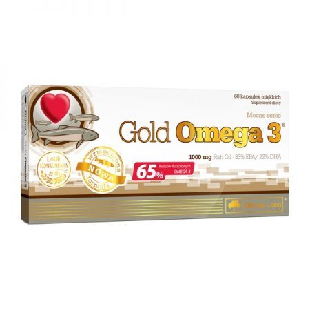 OLIMP Gold Omega 3 1000mg kaps.miękkie 60k