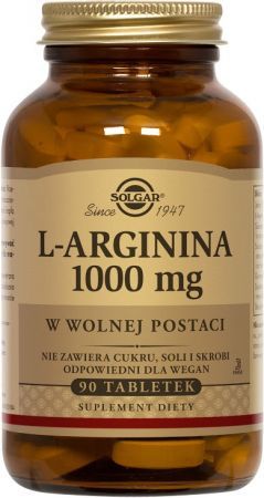 SOLGAR L-arginina 1000 mg wol postac 90tab