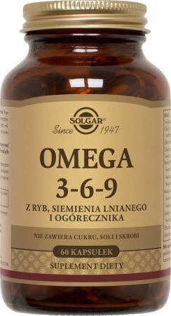 SOLGAR Omega 3-6-9 kaps. 60 kaps.
