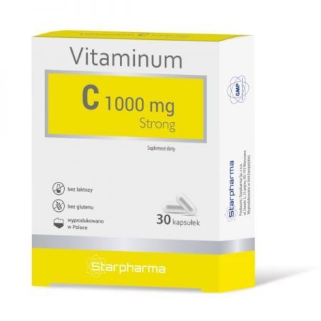 Vitaminum C 1000 mg Strong kaps. 30kaps.